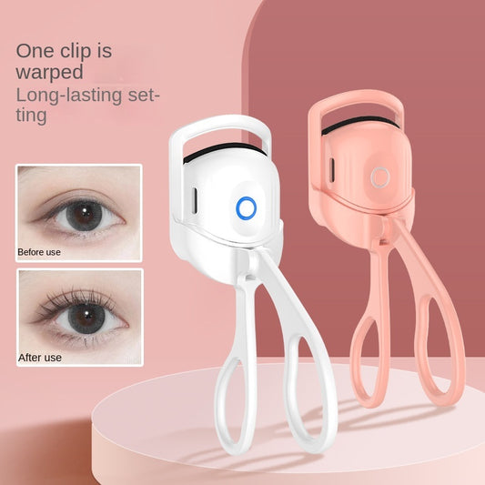 Portable Electric Heated Eyelash Curler - Long-Lasting Curls