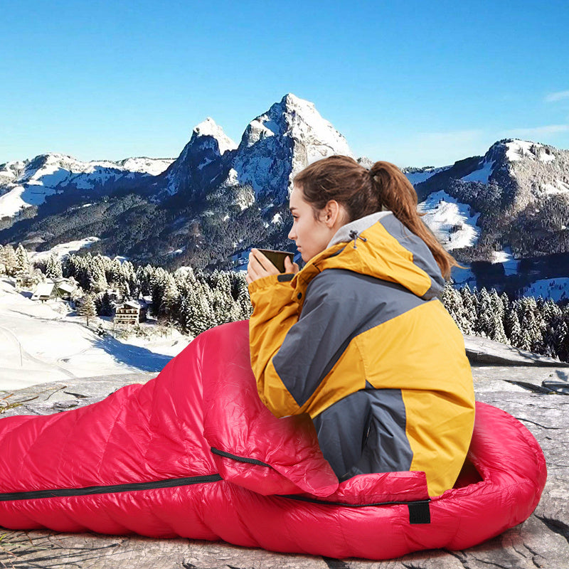 Ultralight Winter Sleeping Bag for Camping