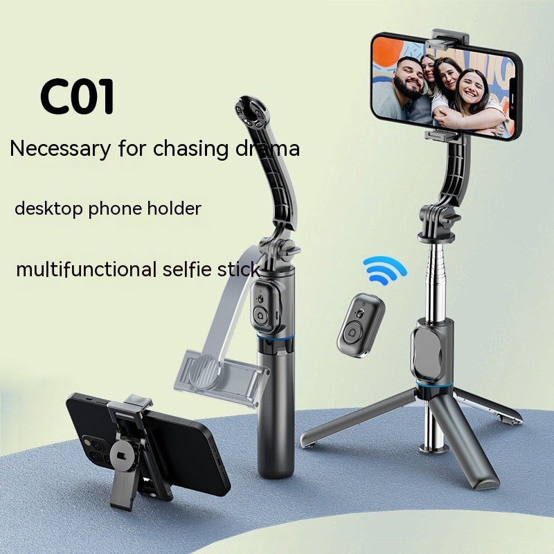 Detachable Desktop Stand Bluetooth Selfie Stick